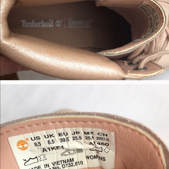 Timberland Shoes | Timberland Sensorflex Pink Hiking Boots Size 8 2 | Poshmark